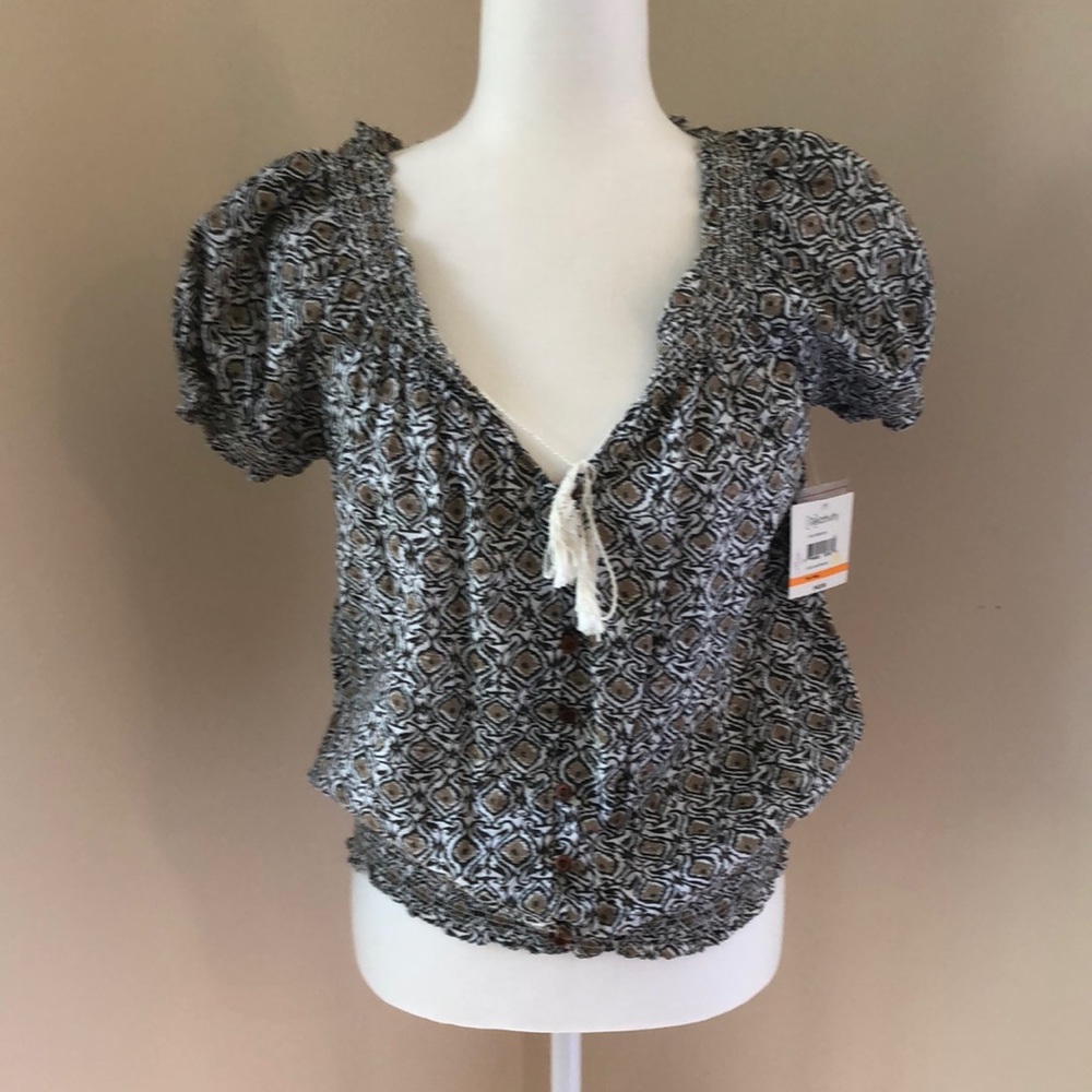 NWT relativity boho puffy sleeves